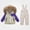 Dark Blue, variant on Girls Snowsuit 2 Piece Set Ski Jacket and Pants, Waterproof Windproof Fleece Lined Faux Fur Hooded Winter Outfit for Kids Purple Size 7