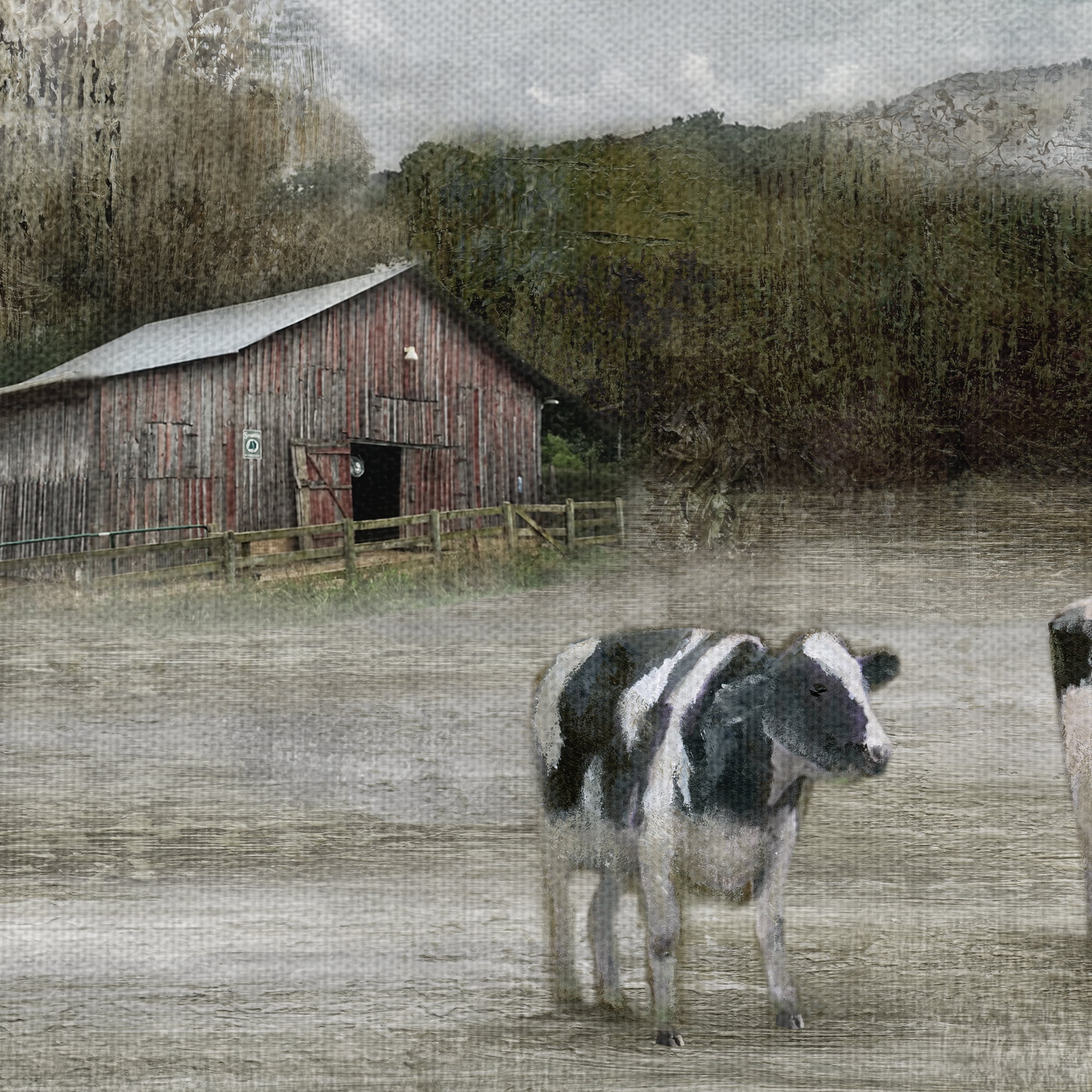 Country Satisfaction by Nan Wrapped Canvas Painting Art Print