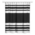thumbnail image 2 of Creative Products Black Bold Stripes  71x74 Shower Curtain, 2 of 7
