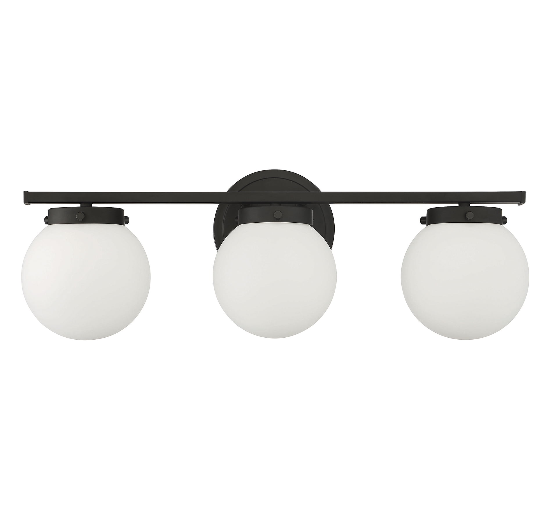 Trade Winds Antoinette 3-Light Bathroom Vanity Light in Matte Black
