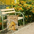 thumbnail image 3 of Daisy Bee Spring Summer Garden Flag, House Yard Lawn Decorative Small Flag Honeycomb Flower Home Outside Decoration Sign, Seasonal Farmhouse Burlap Outdoor Welcome Decor Flag Double Sided 12x18, 3 of 5