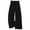 Black, variant on RYRJJ Wide Leg Palazzo Pants for Women - High Waist Casual Beach Lounge Pants Drawstring Baggy Flowy Trousers with Pockets(Khaki,S)
