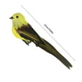 thumbnail image 4 of Artificial Birds Fake Birds Christmas Halloween Pirate Parrots Feathered Figure Decor for Crafts Jungle Garden Home Ornament Decoration, Assorted Colors, 4 of 7