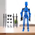 thumbnail image 1 of 1 Juego de Robot móvil multiarticulado, figuras de acción multiarticulares impresas en 3D, Robot móvil multiarticulado para niños y adultos, regalos, 1 of 8