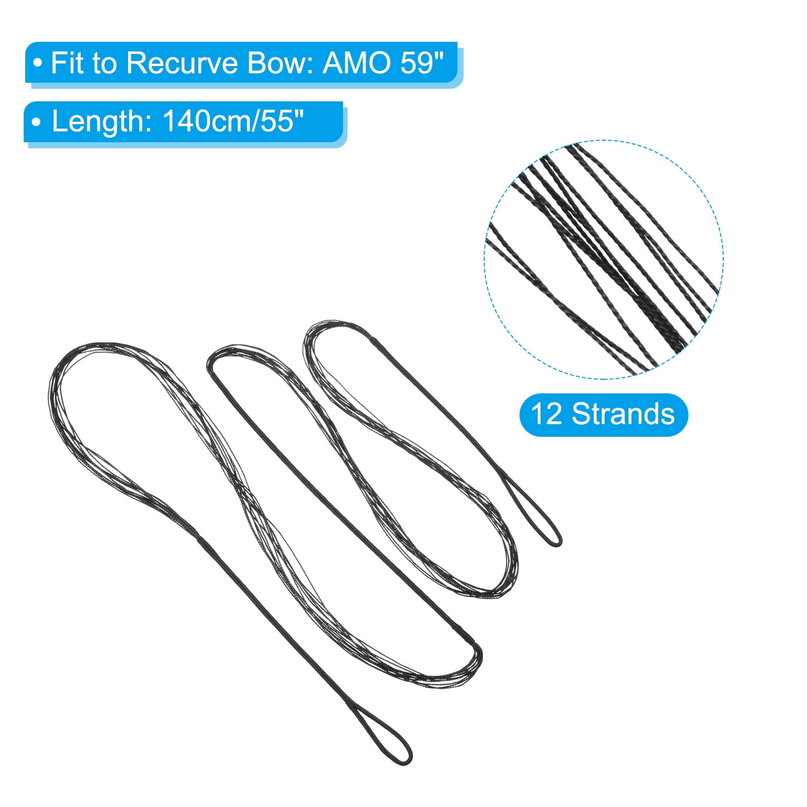 Tir à L'arc Accessoire Chaîne Dyneema 3 Mm Pour Arc EK Archery Cobra