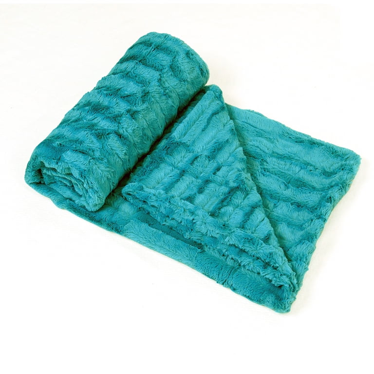 Home Soft Things Coperta Double-Face In Finta Pelliccia Boon Saga - 127x152 Cm Baltico - 2