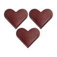 thumbnail image 7 of HBBKVI Vintage Leather Heart Bookmark Page Corner,Leather Love Bookmark, 7 of 7