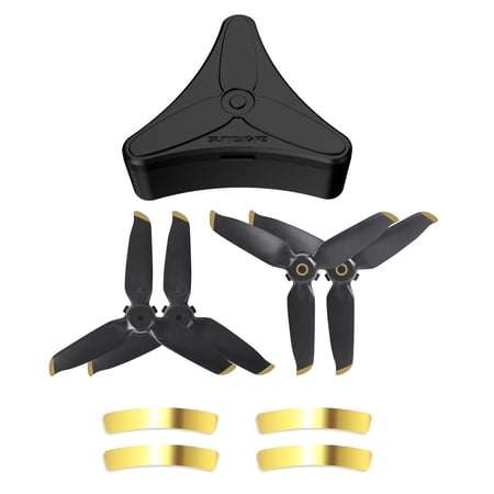 Aircraft Carrier Toy Quick Release Propellers Replacement Blades + Sticker +Case for DJI FPV Drone ABS Camera Drone Accessories