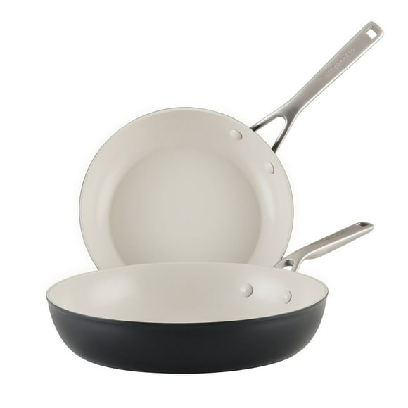KitchenAid Hard Anodized Ceramic Nonstick 2-Piece Fry Pan Set
