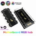 thumbnail image 2 of Rgb 3-Pin 5V 10 Hub Splitter Sata Power 3Pin Argb Adaptador Cable De Extensión Rgb Led Strip Light Splitter Hub Scienceny EL009118-00, 2 of 6