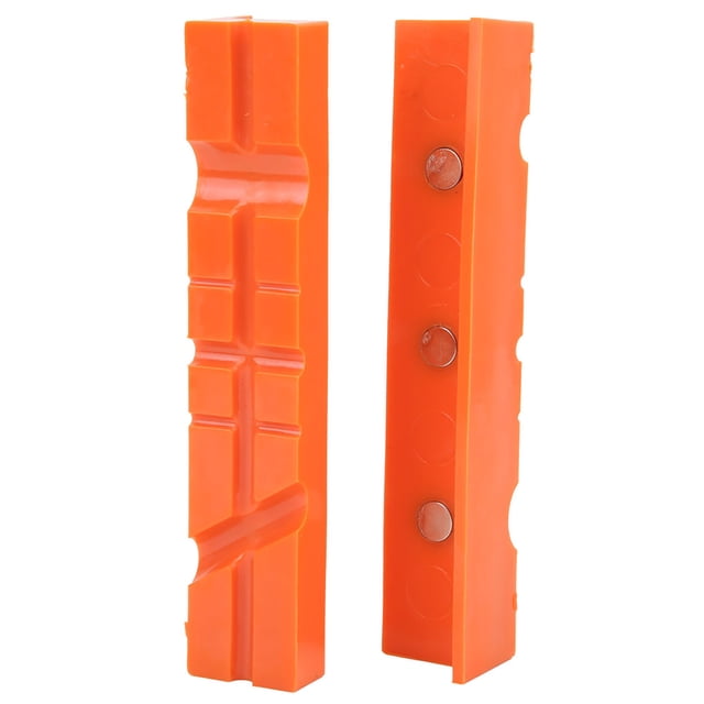 Almohadilla Protectora de Tornillo de Banco Magnético, 1 Juego de Protector de Mandíbula de Tpu, Accesorios de Herramientas de Abrazadera Para Sujetar Madera, Metal, Plástico,