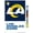 Premium Poster & Clip Bundle, variant on Trends International NFL Los Angeles Rams - Logo 20 Wall Poster 22.375" x 34" Premium Unframed Version