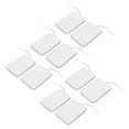 thumbnail image 3 of Almohadilla de electrodo para máquina TENS, almohadilla de electrodo rectangular de 10 piezas Almohadilla de electrodo de parche de electrodo rectangular Eleve su experiencia, 3 of 9