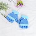 thumbnail image 4 of Guantes sin dedos Qarigey Azul claro para niños, 4 of 6