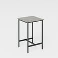 thumbnail image 6 of Bar Table Set with 2 Stools,Modern Industrial Minimalist 35.43" Counter Height Table & Stools for Kitchen, Bar, Small Spaces, Rustic MDF & Iron Frame,Grey, 6 of 10