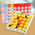 thumbnail image 5 of Yajisi Matching Memory Game Flip To Win Double Sided Wooden Board Game Car Airplane Camping Travel Toys (8.58 inches / 21.8 cm), 5 of 9