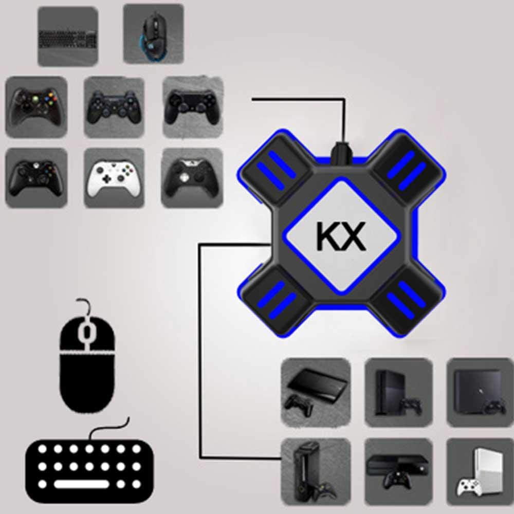 Wired Gaming Keyboard and Mouse Adapter Converter for PS4 Xbox One