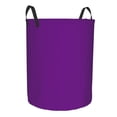 thumbnail image 2 of Daiia purple Laundry Hamper With Handles Large Storage Basket/Toy Organizer/Dirty Clothes Collapsible Waterproof For College Dorms, Bedroom,Bathroom, 2 of 8