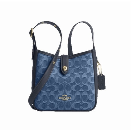 Coach Women’s Hadley Mini Crossbody Bag in Signature Denim (Blue)