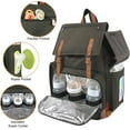 thumbnail image 2 of Fisher-Price Fastfinder Baby Essentials Diaper Travel Bag Backpack with Changing Pad, Insulated Bottle Pocket, Pacifier Pouch, Wipes Compartment & Stroller Hooks in Extra Large Unisex Hunter Green, 2 of 6