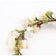 thumbnail image 4 of Corona floral corona novia flor diadema corona pelo guirnalda flor halo floral tocado boho con cinta boda fiesta rosa, 4 of 5