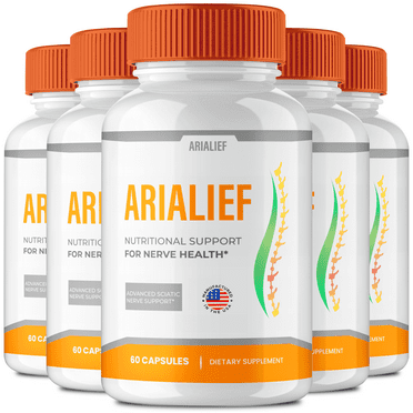 Arialief Brain Supplements for Memory and Focus Capsules, Aria LIEF Advanced Formula Brain Health Support Pills Maximum Strength Nootropics Arialief All Natural Support Pills Reviews (5 Pack)
