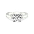 thumbnail image 3 of 3 Carat IGI Certified Radiant Shape Lab Grown Diamond Engagement Ring | 14K White Gold | Arielle Solitaire Lab Diamond Ring | FG-VS1-VS2 Quality Friendly Diamonds, 3 of 5
