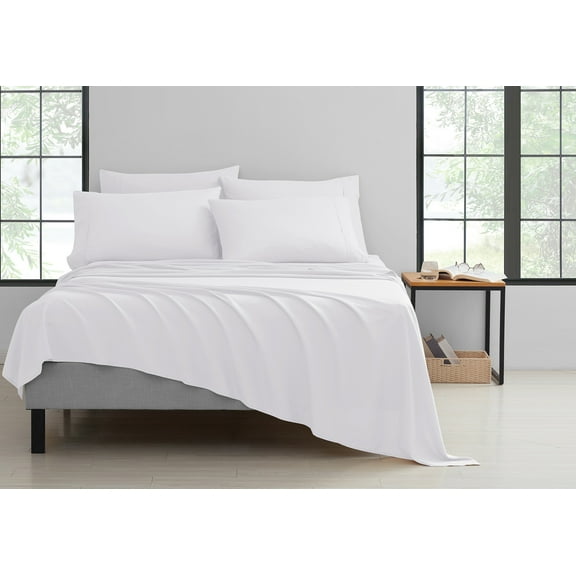 Rayon from Bamboo 6-Piece Luxury Sheet Set - 7 Colors - White - Twin