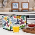 thumbnail image 6 of Lsque Colorful Butterflies Print 4 Slice Toaster Cover , Kitchen Appliance Dustproof Protector , Toaster Protector Dustproof Kitchen Appliance Cover, 6 of 7