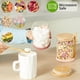 thumbnail image 3 of Juego de tarros de vidrio herméticos Mfacoy de 500 ml con tapas y cucharas de bambú, 4 unidades, 3 of 7