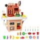 thumbnail image 1 of Juego de cocina con luces realistas, estante de postre, juguete para y Rojo Zulema juego de cocina, 1 of 7