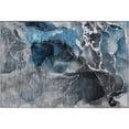 thumbnail image 2 of Addison Rugs Mayfield Washable Contemporary Watercolors Blue Rectangle Rug, 1'8" x 2'6", 2 of 5