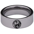 thumbnail image 3 of Yin Yang Dragon Tungsten Carbide Ring, 3 of 7