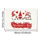 thumbnail image 3 of Teissuly Happy Valentine's Day Decorative Doormat Indoor Outdoor Entrance Bathroom Mat Teissuly WER202312025442, 3 of 5