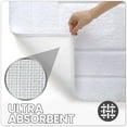 thumbnail image 3 of OEAKAY Bathroom Rug, Ultra Soft Absorbent Bath Rug for Bathroom, Premium Microfiber Shag Bath Mat, Non-Slip Bath Rug Machine Washable (20"x32", White), 3 of 7