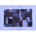 thumbnail image 1 of Ahgly Company Indoor Rectangle Abstract Blue Contemporary Area Rugs, 8' x 10', 1 of 4