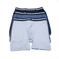 thumbnail image 2 of Tommy Hilfiger Men's Comfort Plus 3 Pack Boxer Briefs, Indigo,L - US, 2 of 4