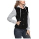 thumbnail image 4 of Puntoco, chaqueta informal para mujer, cárdigan, manga larga, capucha, bolsillo, abrigo de retales, cordón superior, liquidación Puntoco Puntoco-1537, 4 of 9