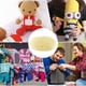 thumbnail image 4 of Bearachild Hilo para tejer suéter multicolor bufanda guantes paquete regalos hechos a mano artes duraderas 4 capas para tejedores principiantes Artesanía 16 amarillo claro, 4 of 5