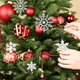 thumbnail image 3 of "41pcs Adornos Navideño Labg  Copos De Nieve Decoraciones Navidenas ", 3 of 5