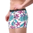 thumbnail image 3 of Wukai Hawaiian Style Print Men’s Underwear Breathable Boxer Briefs,&nbsp;Moisture Wicking & Breathable-Small, 3 of 7