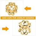 thumbnail image 6 of MRLESS 10PCS Double Side Bead Caps DIY Bracelet Bead Caps Jewelry Making Bead End Caps Necklace Spacer Beads Crafts Jewelry Accessories, 6 of 6