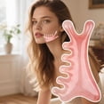 thumbnail image 2 of Head Massage Comb 10x6 Cm Resin, Nose Scraper, Eye Massager, Facial Tool, Scalp Massage, 2 of 5