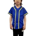thumbnail image 1 of Lappel Kids Baseball & Softball Button Down Jersey for Children Sports & League Team Uniforms Hipster Shirts Made in USA, 1 of 4