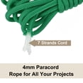 thumbnail image 5 of Uxcell 550 Paracord Rope 10ft, 4mm Thin Paracord Nylon Cord Survival 7-Strand Core for Tent Camping Outdoor Gear - Green, 5 of 7