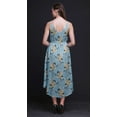 thumbnail image 3 of Bimba Robe Florale pour Femmes à Bretelles Spaghetti Col en V Midi Tenue de Plage-Moyenne, 3 of 5