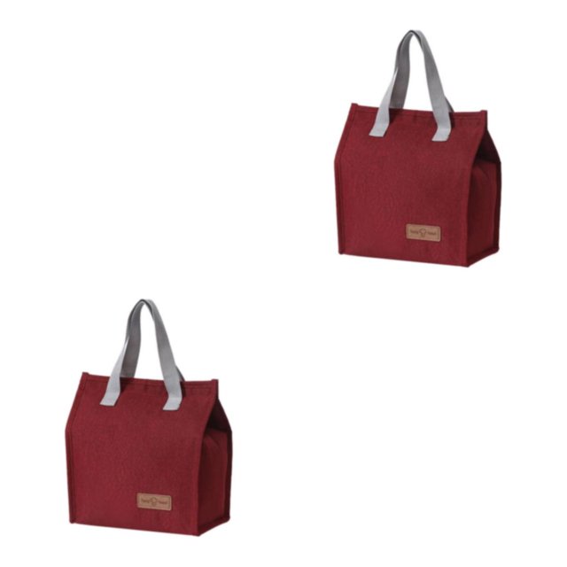 Baohd Nourriture avec des Matériaux de Sécurité Polyvalent Déjeuner Compagnon Multi-Usage Vin Rouge 2Set