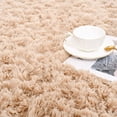 thumbnail image 6 of LOCHAS Soft Indoor Modern Area Rugs Fluffy Carpets for Living Room Bedroom Home Decor Nursery Rug, 5.3'x7.5',Camel, 6 of 8