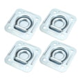 thumbnail image 1 of Recessed Tie Down D Rings, 4 Pcs Break Proof Trailer  Tie Down Anchors High Strength  for Bucket Trailers, 1 of 8