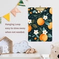 thumbnail image 4 of FORMRS Acrylic Clipboard with Low Profile Clip Standard A4 Letter Size, 12.5" x 9", Green Oranges, 4 of 8